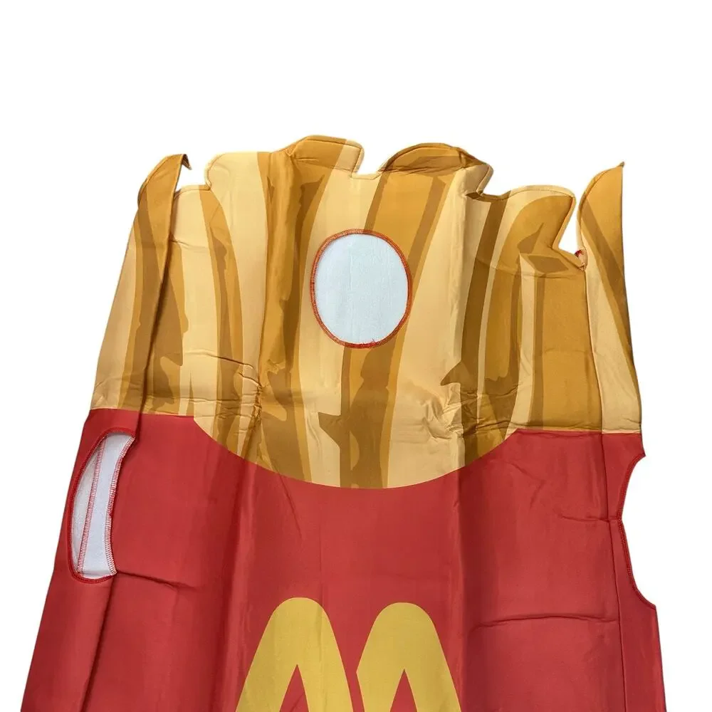 American French Fries HautLook Halloween Costume OS Adult Red New - Picture 4 of 6